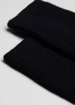 Chaussettes basses en laine avec cachemire