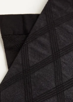 Chaussettes basses à motif losanges