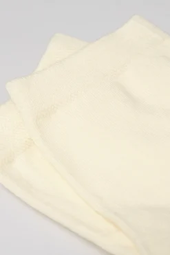 Chaussettes Courtes avec Bordure Travaillée