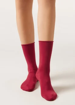 Chaussettes Courtes avec Cachemire