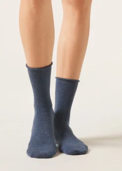 Chaussettes Courtes avec Cachemire