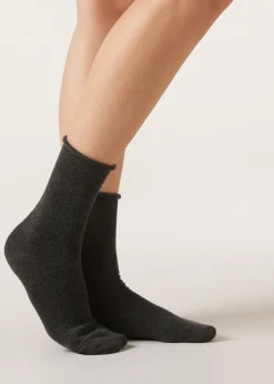Chaussettes Courtes avec Cachemire