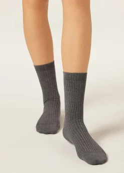 Chaussettes Courtes avec Cachemire