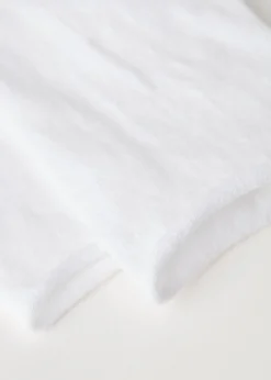 Chaussettes Courtes avec du Lin Sans Bordure