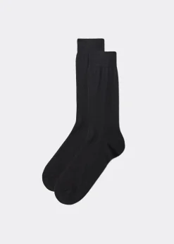 Chaussettes courtes avec fil d’Écosse pour homme