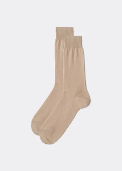 Chaussettes courtes avec fil d’Écosse pour homme