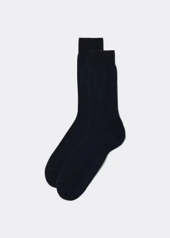 Chaussettes courtes avec fil d’Écosse pour homme