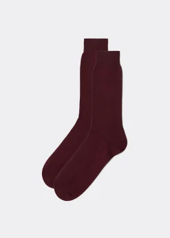 Chaussettes courtes avec fil d’Écosse pour homme