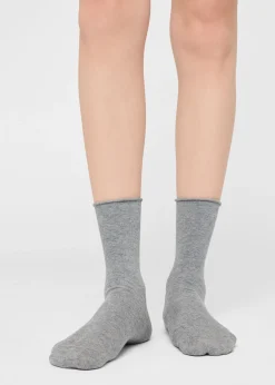 Chaussettes Courtes à Bords Francs en Coton