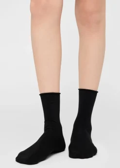 Chaussettes Courtes à Bords Francs en Coton