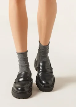 Chaussettes Courtes à Bords Francs en Coton