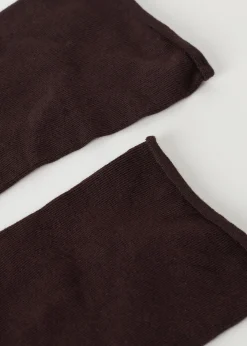 Chaussettes Courtes à Bords Francs en Coton