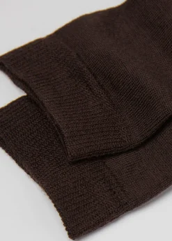 Chaussettes Courtes à Bords Francs en Laine et Coton