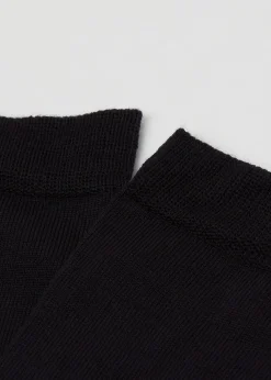 Chaussettes Courtes à Bords Francs en Laine et Coton