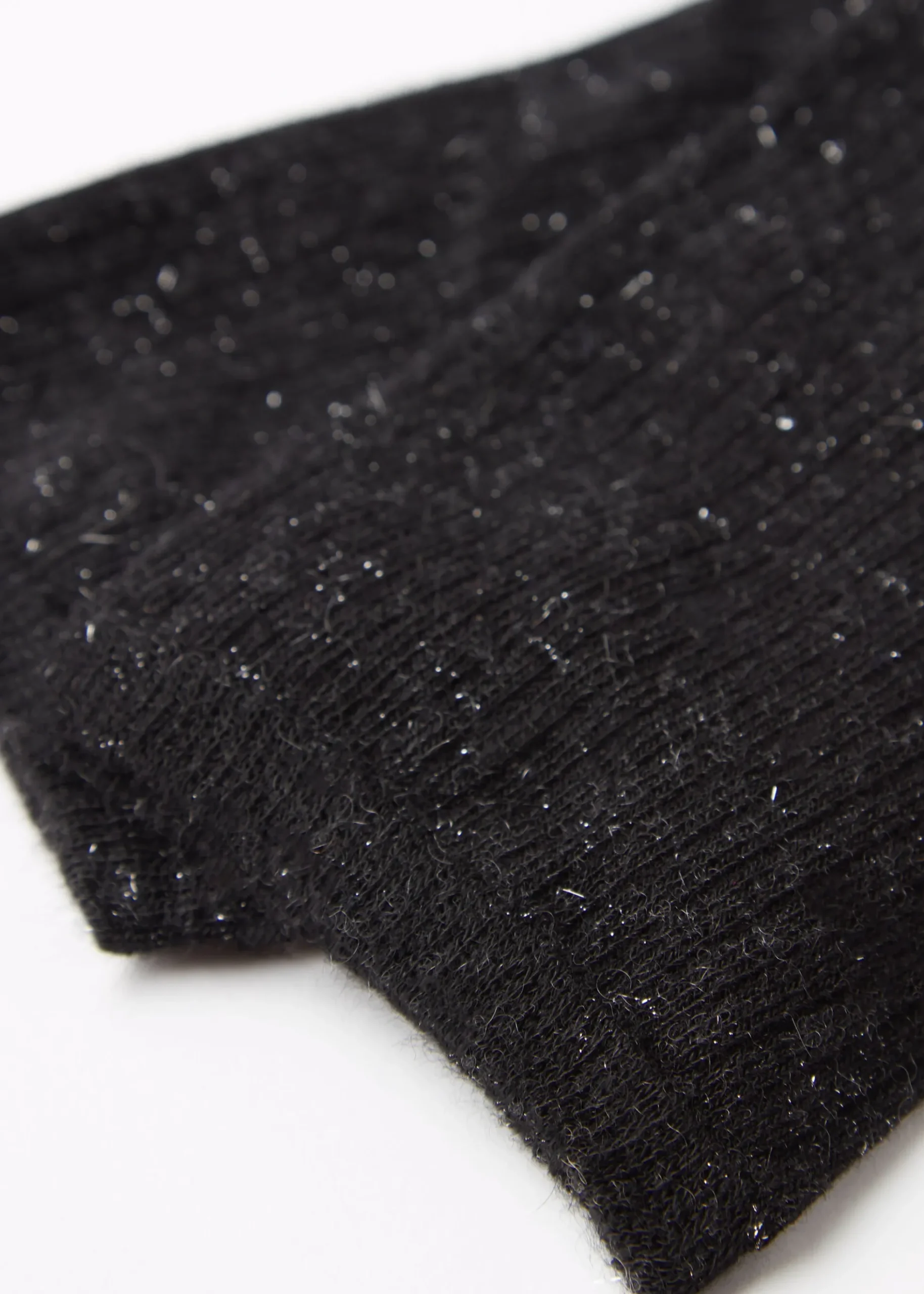 Chaussettes courtes en cachemire à paillettes