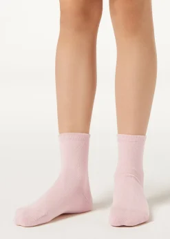 Chaussettes courtes en coton pour fille