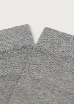 Chaussettes courtes en satin de coton