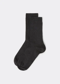 Chaussettes courtes en satin de coton