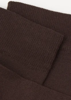 Chaussettes courtes en satin de coton