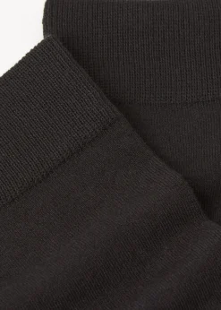 Chaussettes courtes en satin de coton