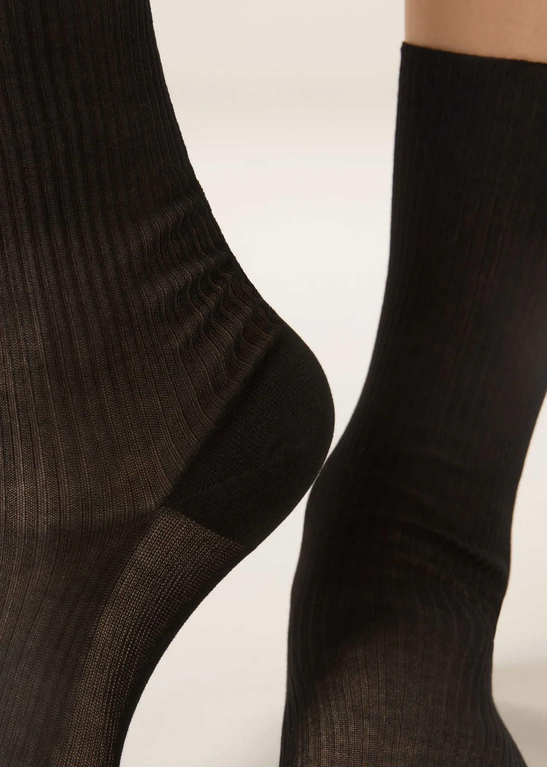 Chaussettes côtelées