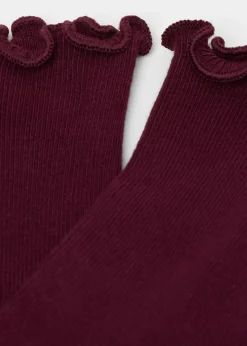 Chaussettes côtelées