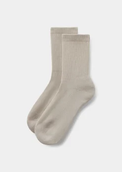 Chaussettes de sport courtes en coton unisexes