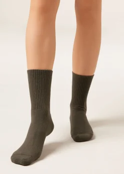 Chaussettes de sport courtes en coton unisexes