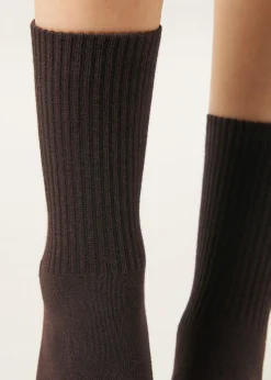 Chaussettes de sport courtes en coton unisexes