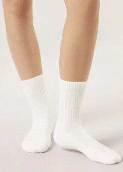 Chaussettes de sport courtes en coton unisexes