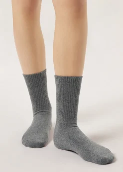 Chaussettes de sport courtes en coton unisexes