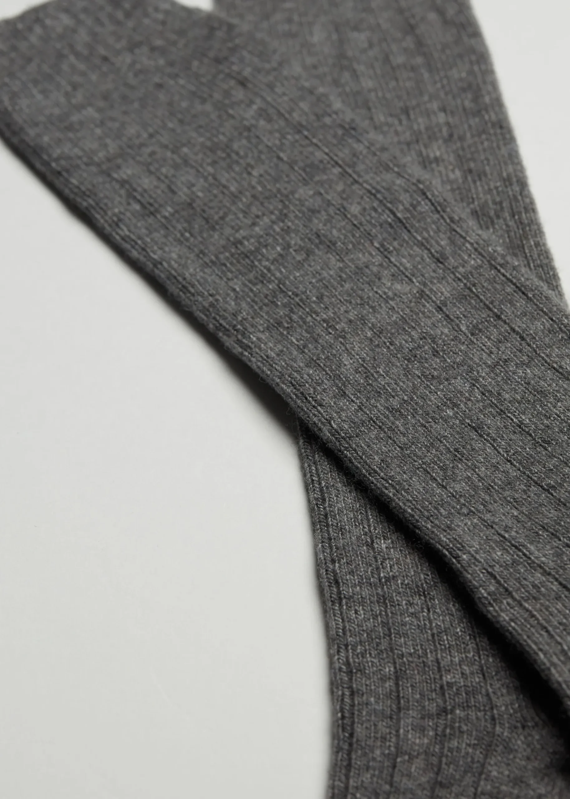 Chaussettes hautes avec laine et cachemire