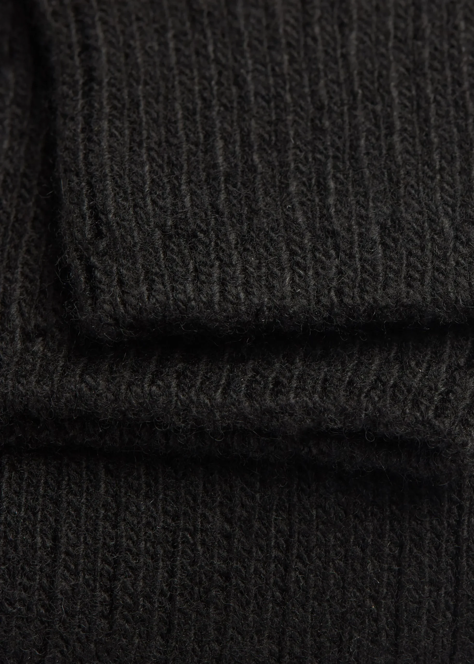 Chaussettes hautes côtelées en laine avec cachemire