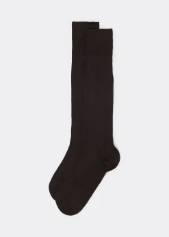 Chaussettes hautes en cachemire