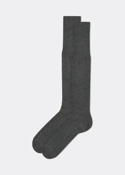 Chaussettes hautes en cachemire