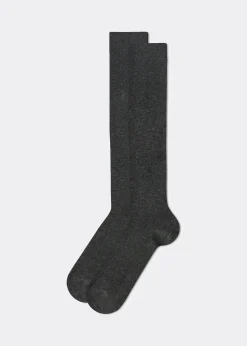 Chaussettes hautes en cachemire