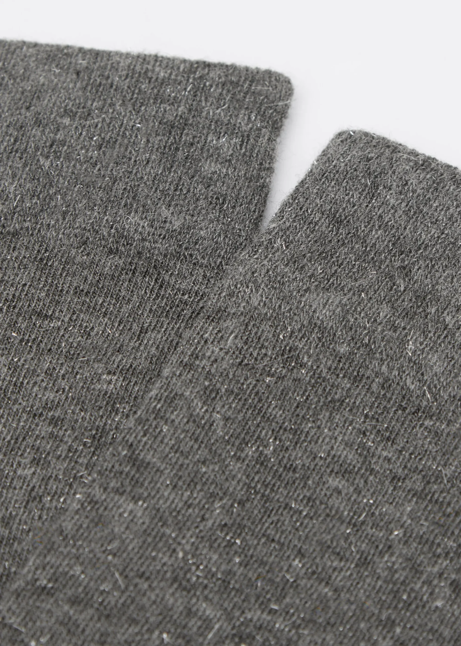 Chaussettes Hautes en Cachemire et avec Paillettes