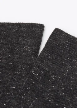 Chaussettes Hautes en Cachemire et avec Paillettes