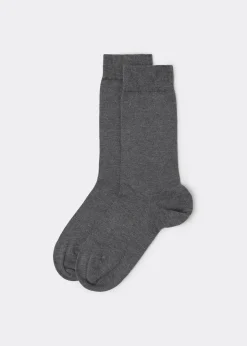 Chaussettes homme courtes avec cachemire