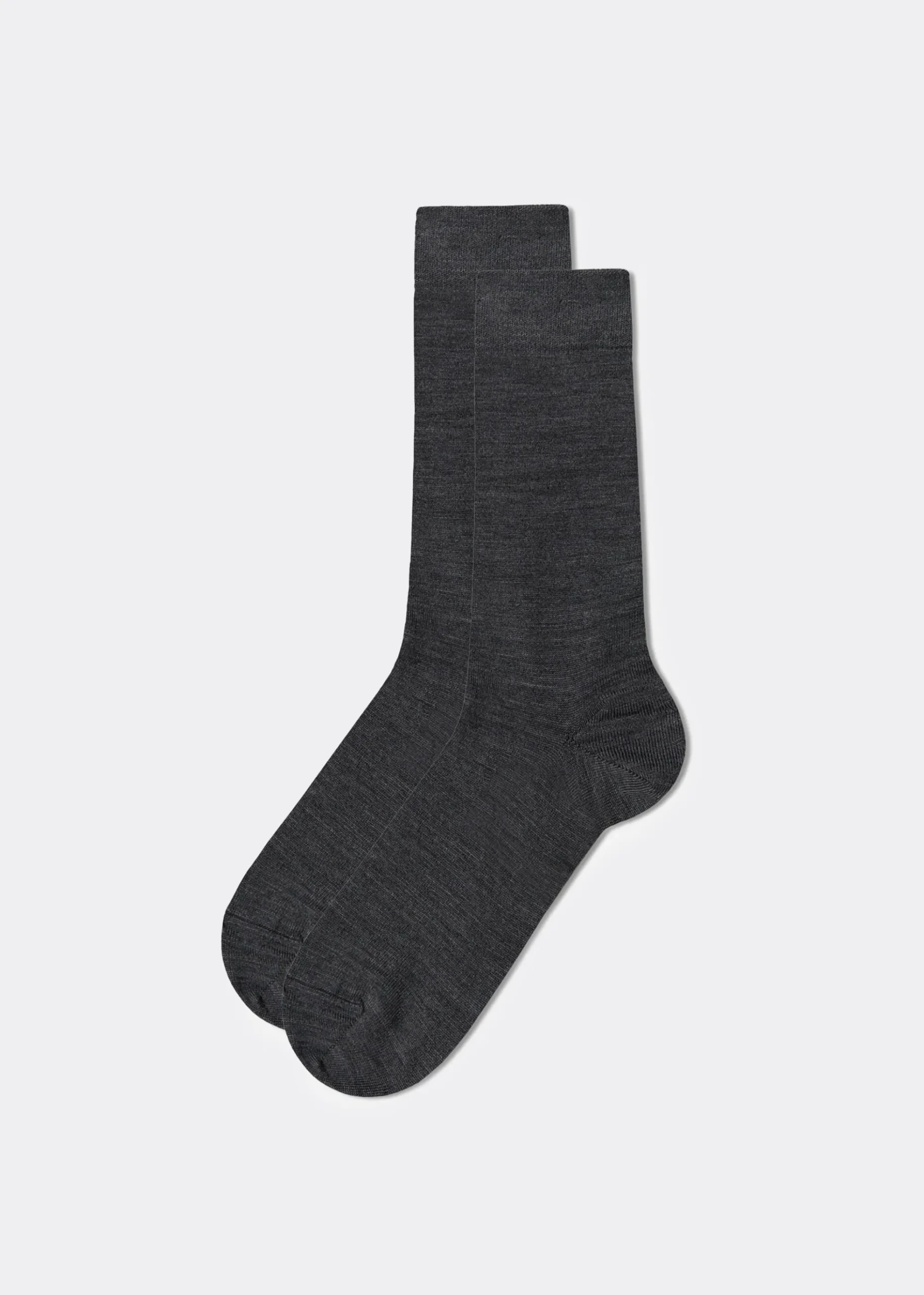Chaussettes homme courtes en laine et coton