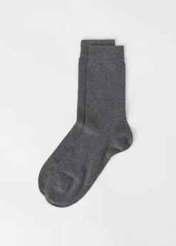 Chaussettes homme courtes en coton thermique