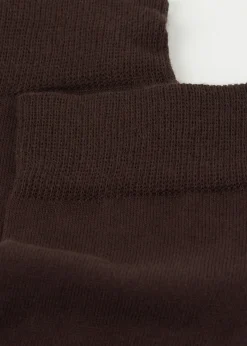 Chaussettes homme courtes en coton thermique