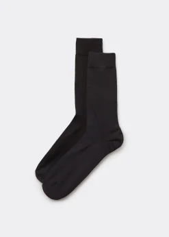Chaussettes homme courtes en coton thermique
