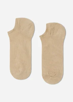 Chaussettes invisibles unisexes en coton