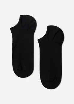 Chaussettes invisibles unisexes en coton