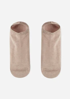Chaussettes invisibles unisexes en coton