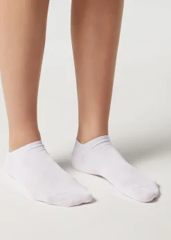 Chaussettes invisibles unisexes en coton