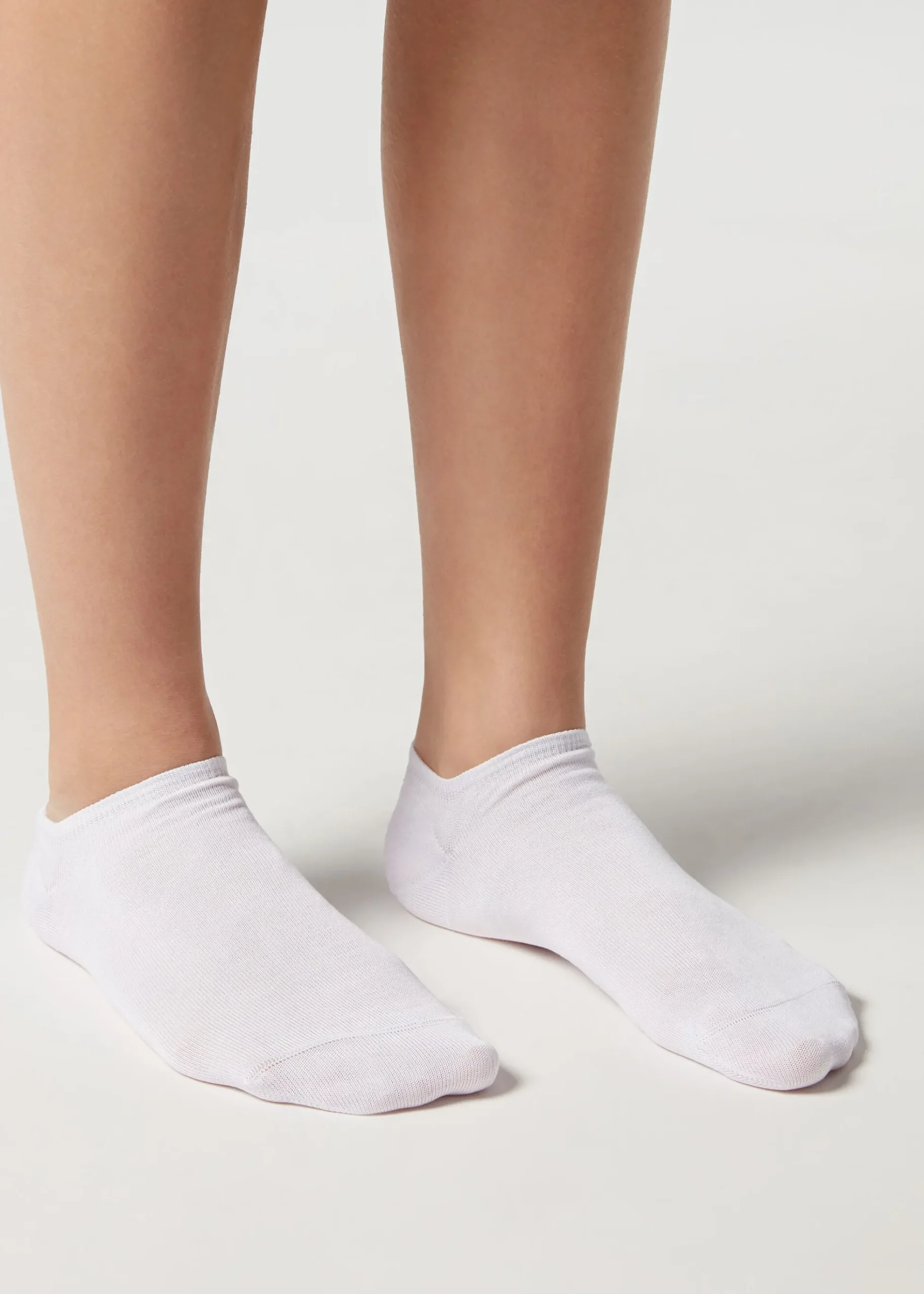 Chaussettes invisibles unisexes en coton