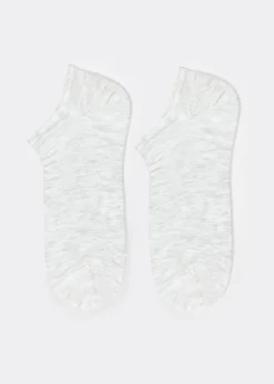 Chaussettes invisibles unisexes en coton