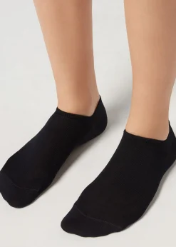 Chaussettes invisibles unisexes en coton